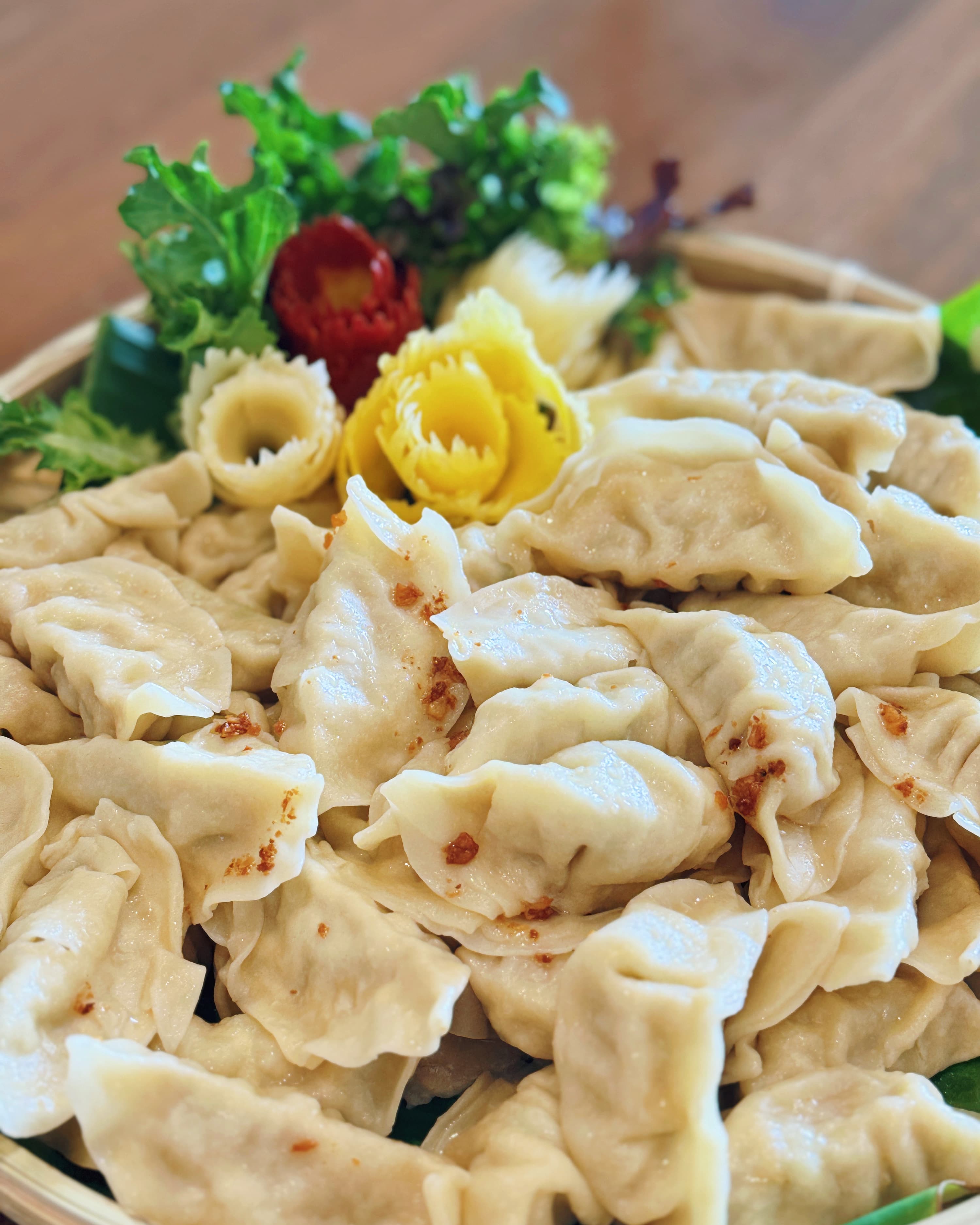 Steamed dumplings perfect for catering events